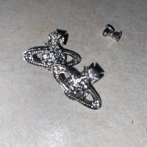 Authentic Vivienne Westwood silver earrings